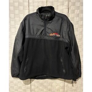 Arcticwear Arctic Cat Cat's Pride 1/4 Zip Fleece Pullover Jacket Mens Medium
